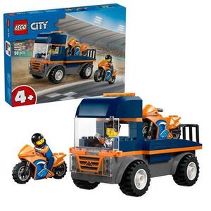 Imagine LEGO City - Transportor de motociclete 60491, 88 de piese