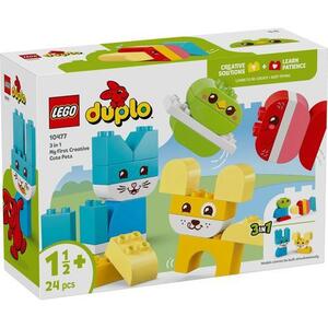Imagine LEGO® DUPLO My First - Animalute de companie creative 3 in 1 10477, 24 piese