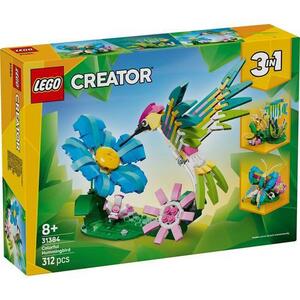 Imagine LEGO® Creator - Animale salbatice: Colibri colorat 31384, 312 piese