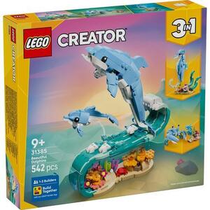 Imagine LEGO® Creator - Animale marine: Delfini superbi 31385, 542 piese