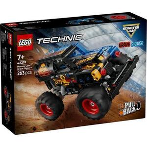 Imagine LEGO® Technic - Monster Jam™ Grave Digger™ Foc si gheata 42219, 263 piese