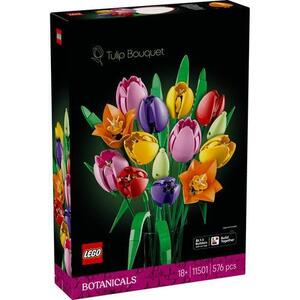 Imagine LEGO® Botanicals - Buchet de lalele 11501, 576 piese