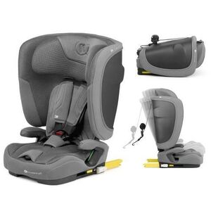 Imagine Scaun auto ISOFIX Kinderkraft FIX2GO, 9-36 kg, 76-150 cm, Gri
