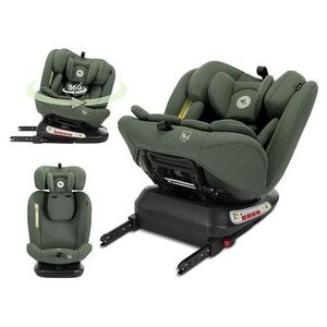 Imagine Scaun auto pentru copii Lorelli Capella, i-Size, Isofix, rotativ 360 grade, 0 luni-12 ani, 40-150 cm, Verde