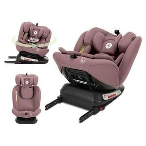 Imagine Scaun auto pentru copii Lorelli Capella, i-Size, Isofix, rotativ 360 grade, 0 luni-12 ani, 40-150 cm, Roz