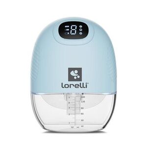 Imagine Pompa de san electrica Lorelli Alice, portabila, utilizare fara maini, recipient 140ml, Albastru