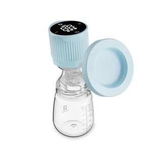Imagine Pompa de san electrica Lorelli Lila, recipient 180ml, ecran LCD, Albastru