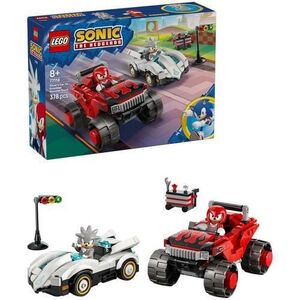 Imagine LEGO® Sonic - Masina lui Silver vs Camionul gigant al lui Knuckles 77118, 378 piese