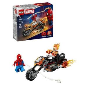 Imagine LEGO® Marvel - Omul Paianjen vs Calaretul fantoma pe motocicleta 76335, 72 piese