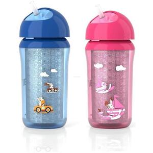 Imagine Cana termoizolanta cu pai Philips AVENT SCF766/00, 260 ml, 12 luni+