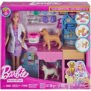 Imagine Set de joaca Barbie You can be - Clinica veterinara Fast Cast