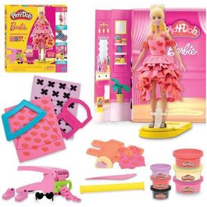 Imagine Set Play-Doh Barbie - Prezentarea de moda a designerilor, cu papusa inclusa
