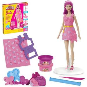 Imagine Set Play-Doh Barbie - Inimioare si coafuri, cu papsusa inclusa