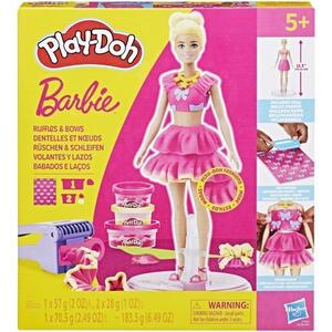 Imagine Set Play-Doh Barbie - Creatii vestimentare cu volanase si fundite, cu papusa inclusa