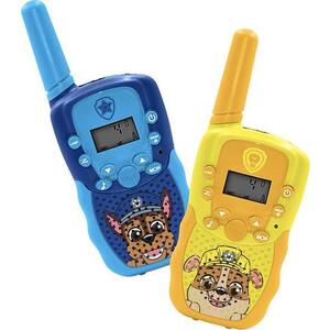 Imagine Set walkie talkie pentru copii OTL Technologies PAW PATROL, Raza 1 km, 16 canale (Galben/Albastru)