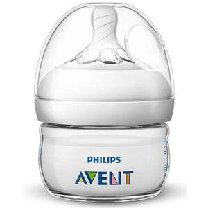 Imagine Biberon Natural pentru hranire Philips Avent SCF039/17, 60 ml (Alb)