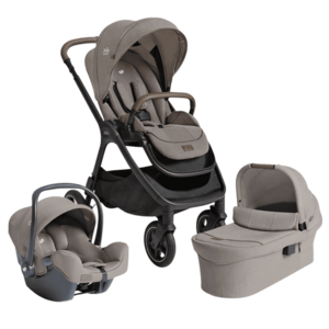 Imagine Carucior pentru copii multifunctional 3 in 1 Joie Finiti Signature Maple (Carucior Finiti + Landou Ramble XL + scoica i-Snug 2)
