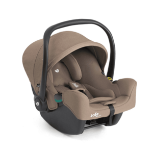 Imagine Scoica auto Joie i-Snug 2 Cashew, cu tetiera reglabila, 40-75 cm, testata ADAC si certificata R129, Negru/Crem