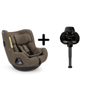 Imagine Set Scaun auto rotativ Nuna i-Size TODL next Pistachio, 40-105 cm + Baza isofix BASE next i-Size pentru TODL next, testat ADAC