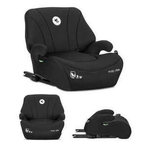 Imagine Inaltator auto pentru copii Lorelli Pyxis, i-Size, Isofix, tip booster cu spatar detasabil, 6-12 ani, 125-150 cm, Negru