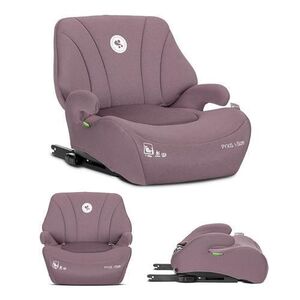 Imagine Inaltator auto pentru copii Lorelli Pyxis, i-Size, Isofix, tip booster cu spatar detasabil, 6-12 ani, 125-150 cm, Roz