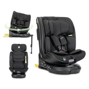 Imagine Scaun auto pentru copii Lorelli Solaris, i-Size, Isofix, picior de sprijin, rotativ 360, 40-150 cm, 0 luni-12 ani, Negru