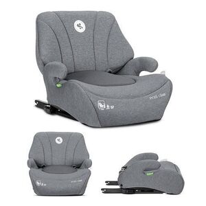 Imagine Inaltator auto pentru copii Lorelli Pyxis, i-Size, Isofix, tip booster cu spatar detasabil, 6-12 ani, 125-150 cm, Gri