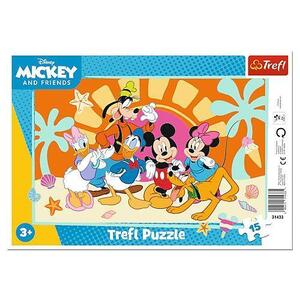Imagine Puzzle in rama Trefl din 15 piese - Mickey Mouse si prietenii