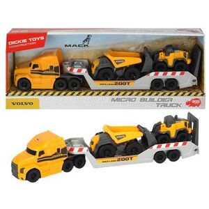 Imagine Camion de remorcare Dickie Toys - Volvo Micro Builder Truck, 32 cm