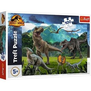 Imagine Puzzle Trefl Jurassic World Lumea dinozaurilor, 100 piese
