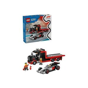 Imagine LEGO® City - Camion de prezentare F1® cu masina de curse Audi F1® 60493, 508 piese