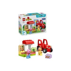 Imagine LEGO® DUPLO Peppa Pig - Tractor si piata 10468, 18 piese