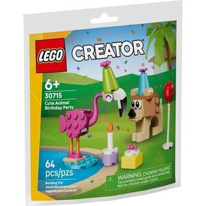 Imagine LEGO Creator Petrecere de zi de naștere cu animaluțe, 64 piese, 6 ani+