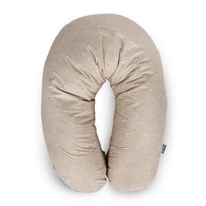 Imagine Perna alaptare Lorelli Beige Sky, 190 cm, husa 100% bumbac ranforce