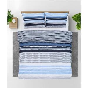 Imagine Lenjerie dubla, 100% bumbac, 4 piese, Heinner azul