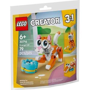 Imagine LEGO Creator Pisica portocalie, 79 piese