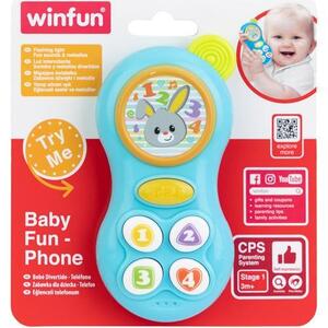 Imagine Jucarie interactiva Winfun - Telefonul distractiv (Albastru)