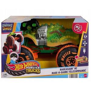 Imagine Masinuta Hot Wheels Monster Truck R/C Rageasaur 1: 15, Mattel, cu telecomanda