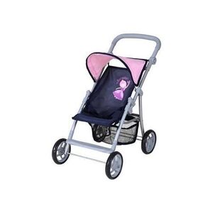Imagine Carucior pentru papusi Knorr Toys, Liba, maner reglabil pe inaltime, 54x35x44 cm, 3 Ani+