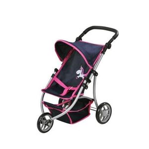Imagine Carucior pentru papusi Knorr Toys Lio, maner reglabil pe inaltime, 59x35, 50x63, 50 cm, 3 Ani+