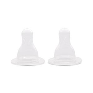 Imagine Set 2 Tetine silicon Lorelli, debit lent, non-toxic si non-alergic, fara BPA, 0 luni+, marimea S