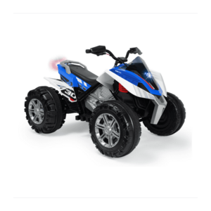 Imagine ATV electric pentru copii Injusa Quad Rage, 12V, model silentios, pornire cu cheie, frana electrica, 3 ani+