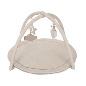 Imagine Saltea de activitati pentru bebelusi Lorelli Moments, jucarii textile cu sunet si zornaitoare, 83x83 cm, 0 luni+, Bej