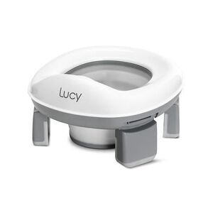 Imagine Olita pliabila de voiaj 2in1 Lorelli Lucy, cu functie reductor WC, include geanta de transport si 20 saci de unica folosinta, Gri