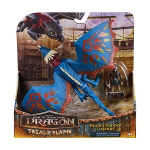 Imagine Set figurine How to train your dragon - Trial of Fire, Deadly Nadder si Astrid