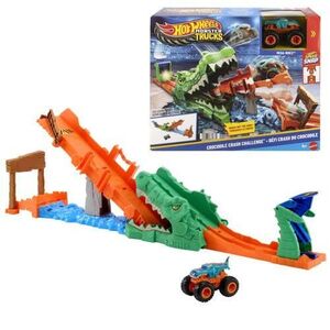Imagine Set de joaca Hot Wheels Monster Truck - Provocarea crocodilului