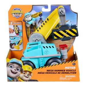 Imagine Set figurina cu vehicul Paw Patrol - Rubble Crew, Motor Mega Hammer