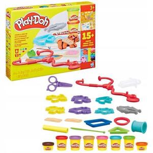 Imagine Set veterinar Play-Doh, 18 accesorii, 8 culori, 397g