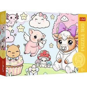Imagine Puzzle Trefl Animale mici, 160 piese