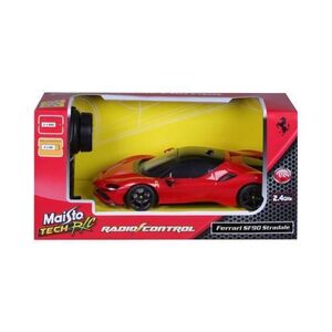 Imagine Maisto Ferrari SF90 Stradale RC 1: 24, rosu, 35m raza de actiune, 5, 8 km/h